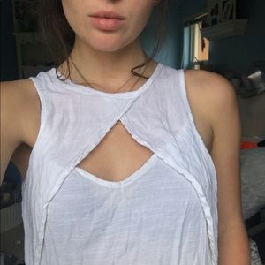 Free people linen blouse